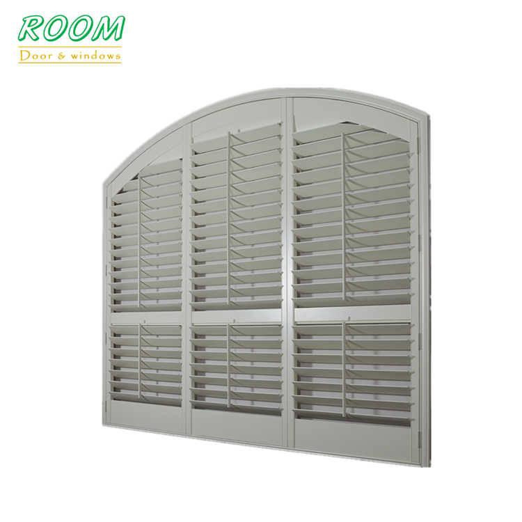 Basswood plantation wooden shutter louvered windows