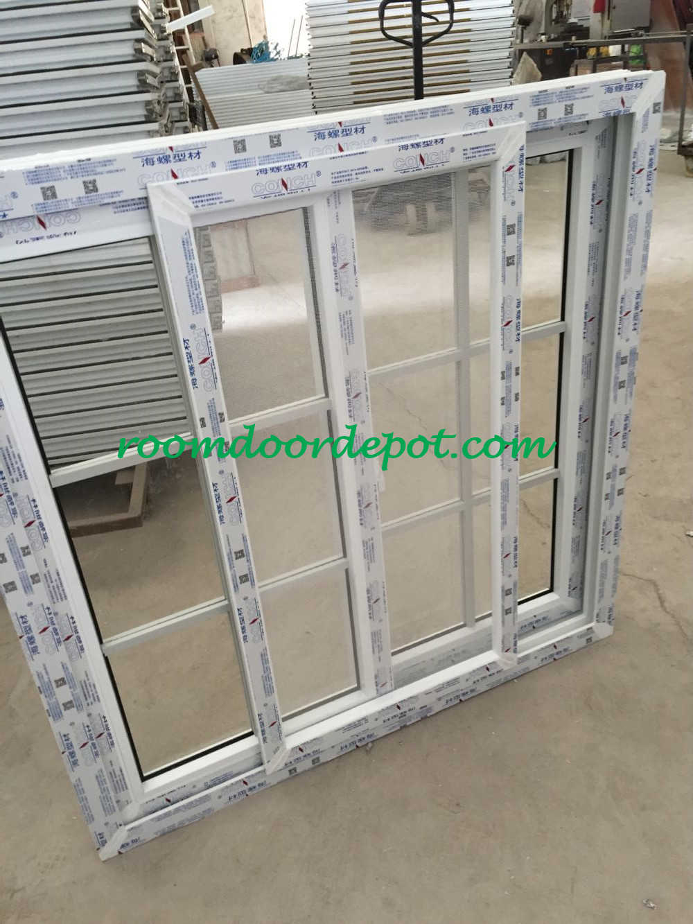 Hot sale upvc slide windows with grill design for south america market